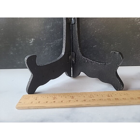 Vintage Black Wooden Display Stand - Picture 8 of 10